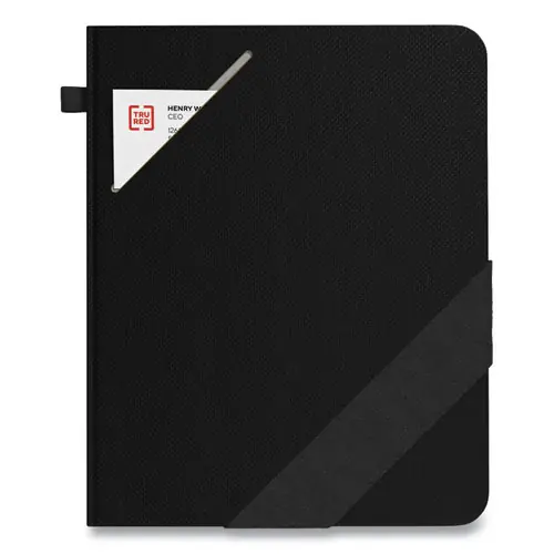 TRU RED™ Large Starter Journal, 1-Subject, Narrow Rule, Black Cover