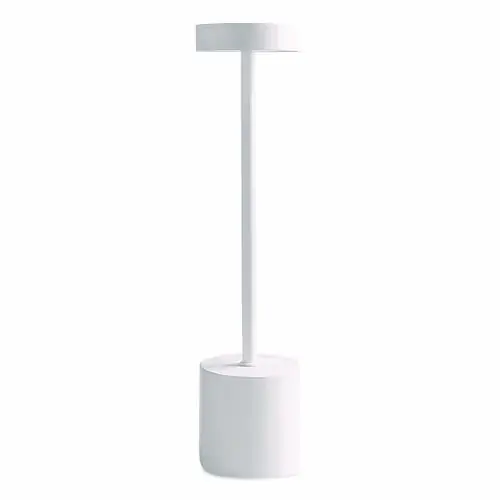 TRU RED™ LED Desk Lamp, Candlestick Neck, 13.5" High, White