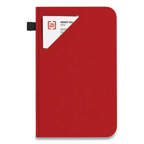 TRU RED™ Medium Starter Journal, 1-Subject, Narrow Rule, Red Cover, 192 Sheets, 8" x 5"