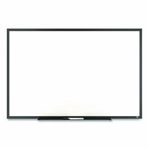TRU RED™ Melamine Dry Erase Board, 3 ft x 2 ft, White Surface, Black Aluminum Frame