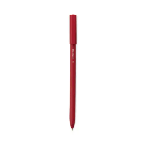 TRU RED™ Quick Dry Gel Pen, Stick, Fine 0.5 mm, Black Ink, Black Barrel, 5/Pack