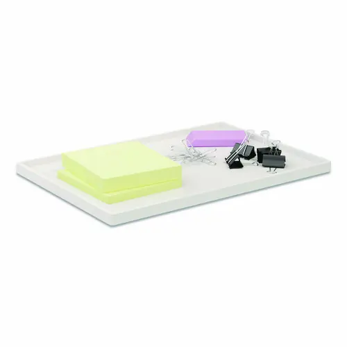 TRU RED™ Slim Stackable Plastic Tray
