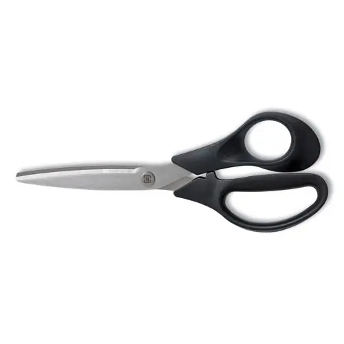 TRU RED™ Stainless Steel Scissors, 8" Long, Straight Black Handle