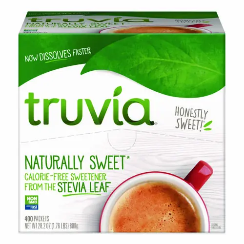 Truvia® Natural Sugar Substitute, 0.07 oz Packet, 400/Box