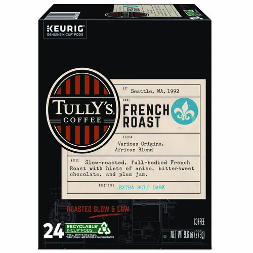 Tully's Coffee® French Roast Coffee K-Cups, 24/Box