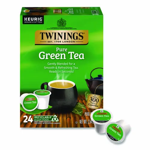 TWININGS® Tea K-Cups, Green Tea, 24/Box