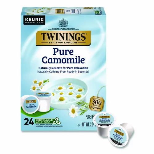 TWININGS® Tea K-Cups, Pure Camomile, 24/Box