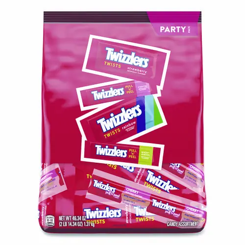 Twizzlers® Chewy Candy Pack, Assorted Flavors, 46.34 oz Bag