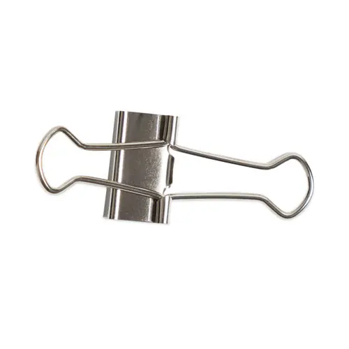 U Brands Binder Clips, Small, Silver, 72/Pack