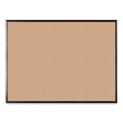 U Brands Cork Bulletin Board with Aluminum Frame