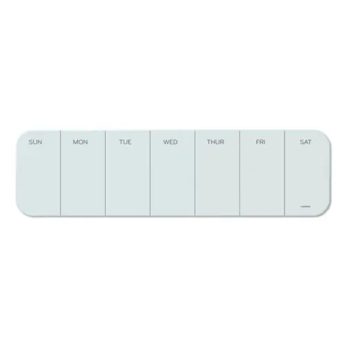 U Brands Cubicle Glass Dry Erase Board