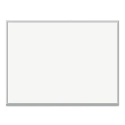 U Brands Magnetic Dry Erase Board with Aluminum Frame, 48" x 36" (Actual Size: 47" x 35"), White Surface, Satin Aluminum Frame