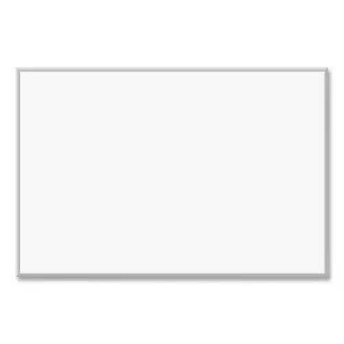 U Brands Magnetic Dry Erase Board with Aluminum Frame, 72" x 48", White Surface, Satin Aluminum Frame