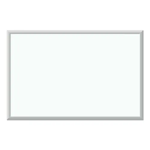 U Brands Melamine Dry Erase Board, White Surface, Satin Aluminum Frame, 36" x 24" (Actual Size: 35" x 23")