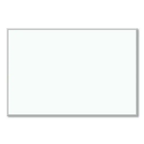 U Brands Melamine Dry Erase Board, 72" x 48", White Surface, Satin Aluminum Frame