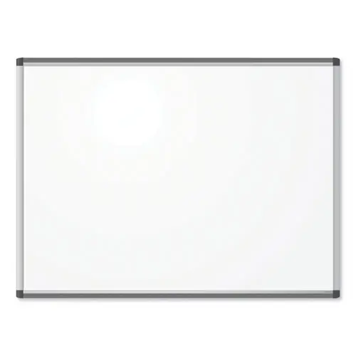U Brands PINIT Magnetic Dry Erase Board, White Surface, Satin Aluminum Frame, 48" x 36" (Actual Size: 47" x 35")