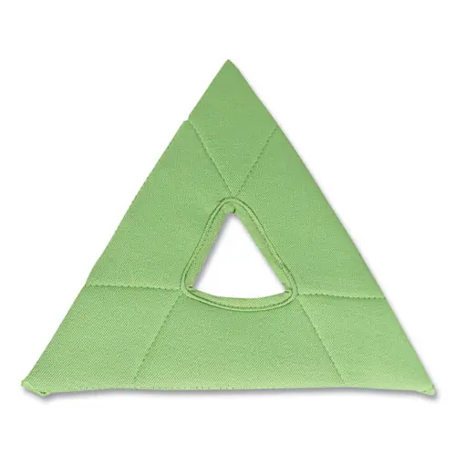 Unger® Glass Cleaning Pads, 10.25" x 9", Green, 5/Pack