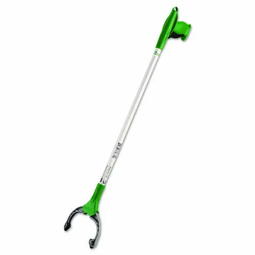 Unger® Nifty Nabber Trigger-Grip Extension Arm, 32", Aluminum/Green