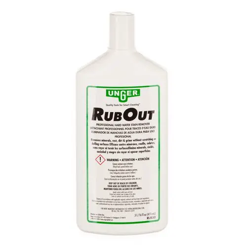 Unger® RubOut Glass Cleaner, 16 oz Bottle, 12/Carton