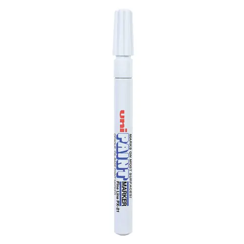 uni®-Paint Permanent Marker, Fine Bullet Tip, White