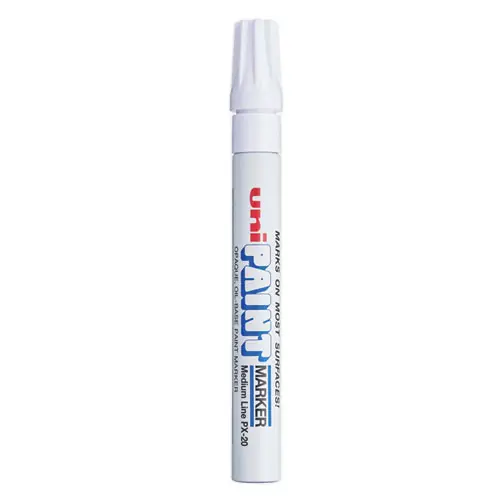 uni®-Paint Permanent Marker, Medium Bullet Tip, White