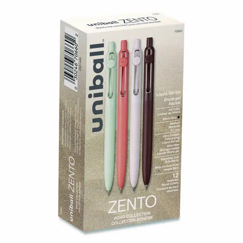 uniball® Zento Liquid Gel Ink Retractable Pens