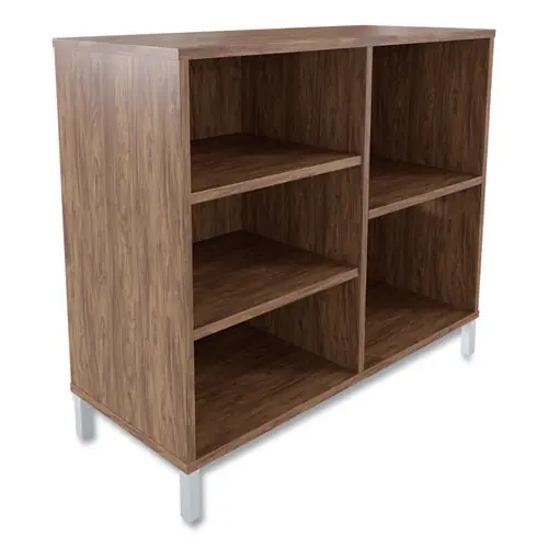 Union & Scale™ Essentials Laminate Bookcase, Five-Shelf, 36w x 15d x 31.6h, Espresso