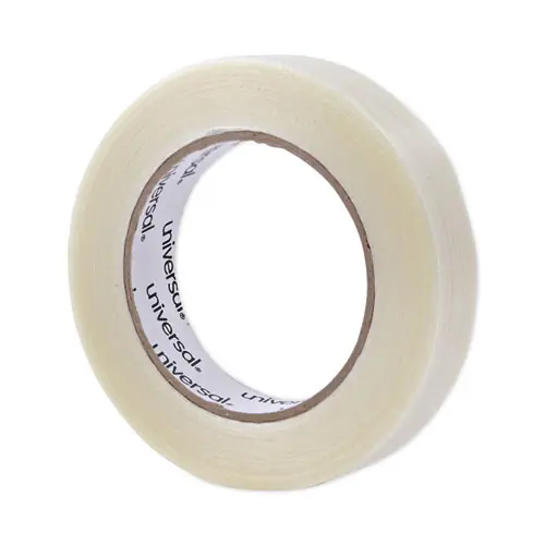 Universal® 120# Utility Grade Filament Tape, 3" Core, Clear