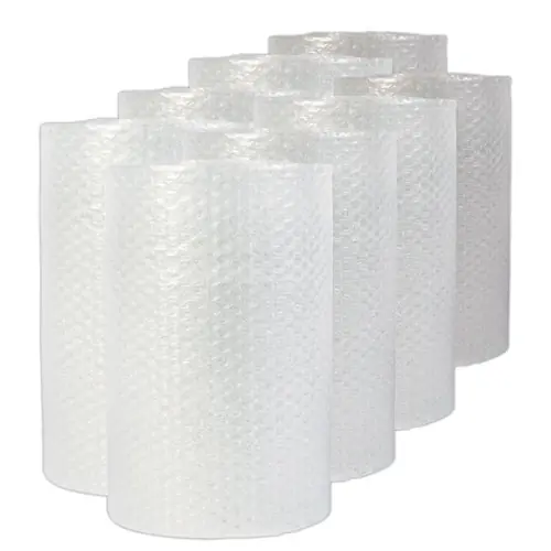 Universal® Bubble Packaging, 0.19" Thick, 12" x 200 ft, Perforated Every 12", Clear, 8/Carton