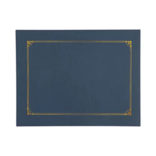 Universal® Certificate/Document Cover, Navy, 6/Pack