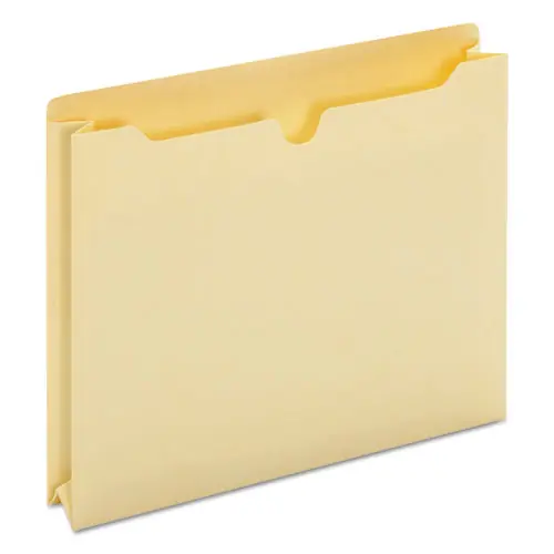 Universal® Economical Manila File Jackets, Straight Tab, Letter Size, Manila, 50/Box
