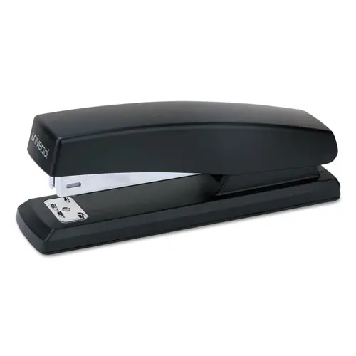 Universal® Economy Full-Strip Stapler, 20-Sheet Capacity, Black
