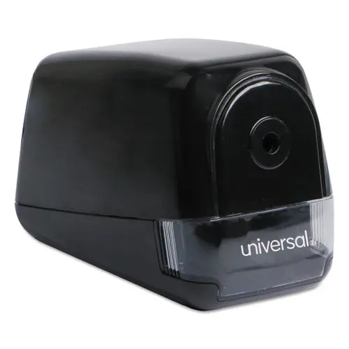 Universal® Electric Pencil Sharpener, AC-Powered, Black
