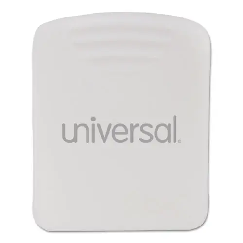 Universal® Fabric Panel Wall Clips, 25 Sheet Capacity, White, 20/Pack