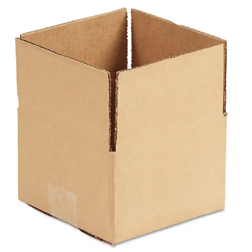 Universal® Fixed-Depth Corrugated Shipping Boxes, Regular Slotted Container (RSC), 6" x 6" x 4", Brown Kraft, 25/Bundle