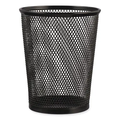 Universal® Jumbo Steel Mesh Pencil Cup, Black