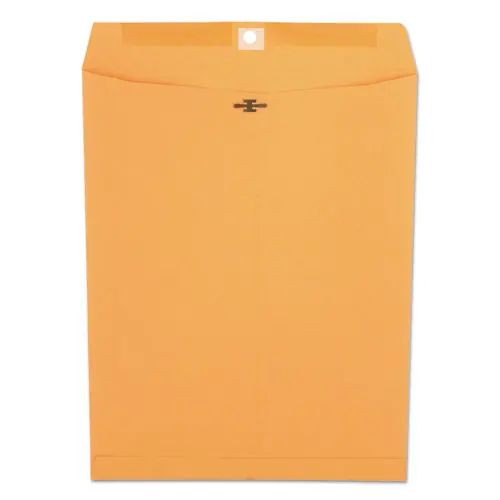 Universal® Kraft Clasp Envelope, 32 lb Bond Weight Kraft, #97, Square Flap, Clasp/Gummed Closure, 10 x 13, Brown Kraft, 100/Box