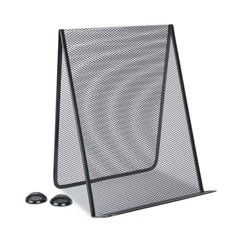 Universal® Metal Mesh Document Holder, Free-Standing, 35-Sheet Capacity, Black
