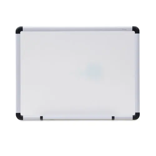 Universal® Modern Melamine Dry Erase Board with Aluminum Frame, White, 24" x 18"