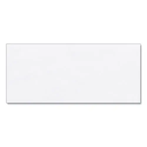 Universal® Open-Side Business Envelope, #10, Commercial Flap, Diagonal Seam, Gummed Closure, 4.13 x 9.5, White, 500/Box