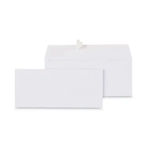 Universal® Peel Seal Strip Business Envelope, #9, Square Flap, Self-Adhesive, 3.88 x 8.88, White, 500/Box