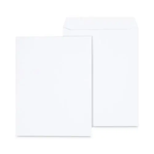 Universal® Peel Seal Strip Catalog Envelope, #13 1/2, Square Flap, Self-Adhesive Closure, 10 x 13, White, 100/Box