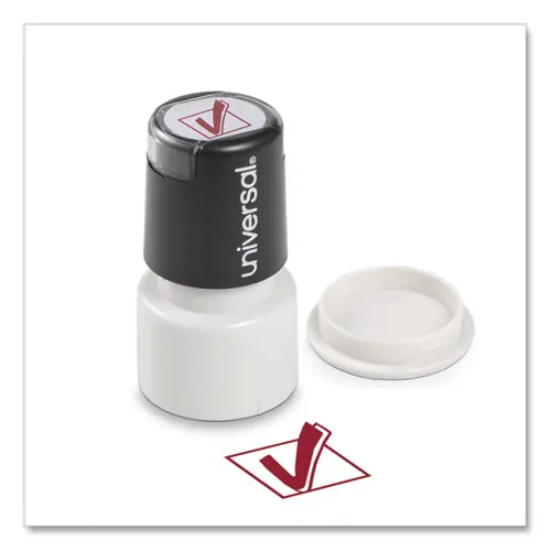Universal® Pre-Inked One-Color Round Stamp