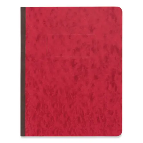 Universal® Pressboard Report Cover, Two-Piece Prong Fastener, 3" Capacity, 8.5 x 11, Executive Red/Executive Red
