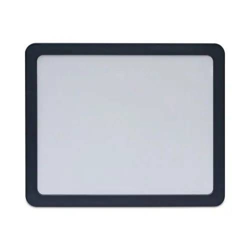 Universal® Recycled Cubicle Dry Erase Board, 15.88" x 12.88", White Surface, Charcoal Gray Plastic Frame