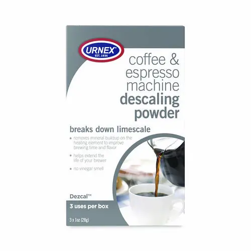 Urnex® Coffee and Espresso Machine Descaling Powder, 1 oz Packets, 3/Box