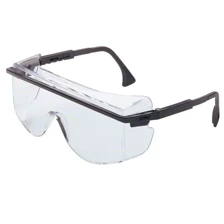 Uvex® Astro OTG® 3001 Black Frame, Clear Lens Eyewear