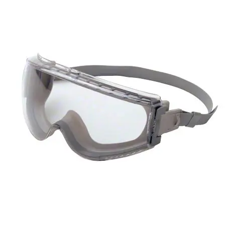 Uvex Stealth w/Neoprene Gray Frame, Clear Lens Band Goggles