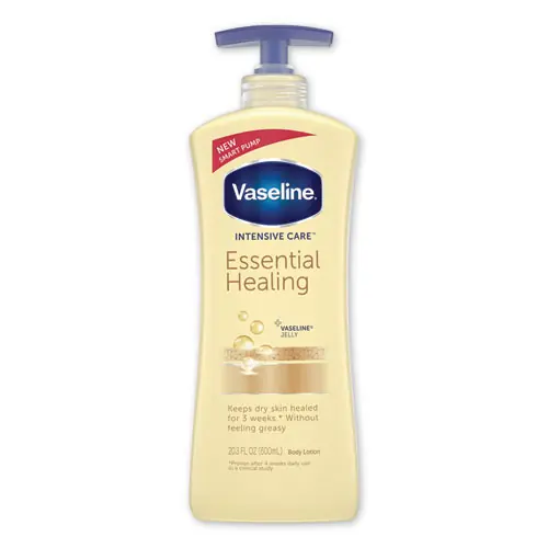 Vaseline® Intensive Care Essential Healing Body Lotion, Pump Bottle, 20.3 oz