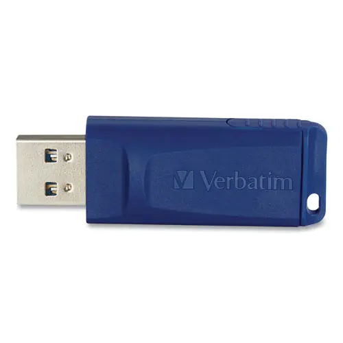 Verbatim® Classic USB 2.0 Flash Drive, 64 GB, Blue
